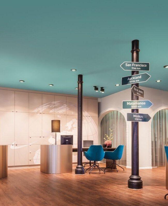 7 raum und inhalt innenarchitektur reisebüro merican q