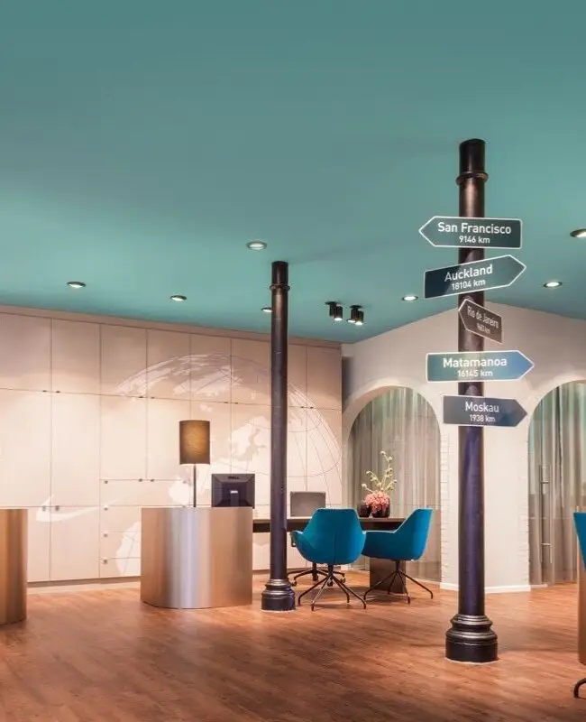 7 raum und inhalt innenarchitektur reisebüro merican q